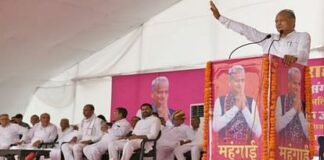 Sanchore: CM बोले- 2030 तक राजस्थान बनेगा देश का सिरमौर, 2210 करोड़ के विकास कार्यों का किया शिलान्यास-लोकार्पण CM Gehlot launched and laid foundation stone of development works worth 2210 crores in Sanchore