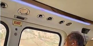Rajasthan: गहलोत ने बाढ़ प्रभावित क्षेत्र का चौहटन से सांचौर तक हवाई सर्वेक्षण, कहा-नुकसान का मुआवजा देंगे Rajasthan: cm gehlot helicopter survey in biporjoy cyclone flood affected area of sanchore-jalore
