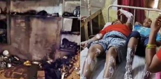 Bharatpur: सीकरी में गैस सिलेंडर लीक होने से घर में लगी आग, चार बच्चे झुलसे, खाना बनाते समय हुआ हादसा House caught fire due to leaking gas cylinder in Bharatpur Sikri