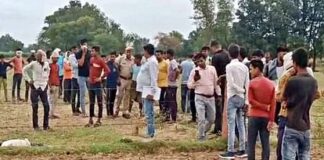 Dholpur: काम के लिए जयपुर गए राजमिस्त्री का गांव के खेत में मिला शव, हत्या की आशंका, जांच में जुटी पुलिस Dead body of a mason who went to Jaipur was found in the field of Dholpur village