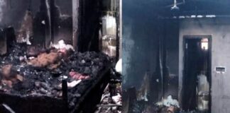 तीसरी मंजिल के कमरे लगी भीषण आग,लाखों का सामान जला Rajasthan News,Jodhpur News, Jodhpur Crime, fierce-fire-broke-out-in-the-third-floor-room-goods-worth-lakhs-burnt