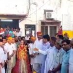 बैंड बाजे शाही लवाजमे के साथ निकाली गईं तीज माता की सवारी